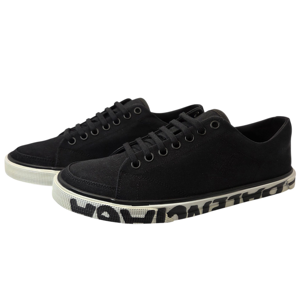 Balenciaga Logo Sole Canvas Lace-up Sneakers Size 6 US 39 EU